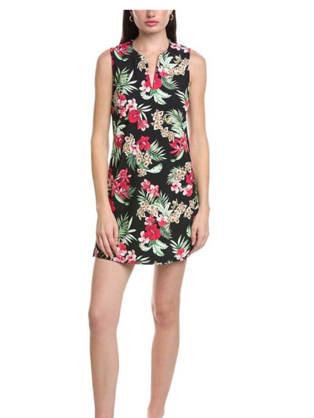 Tommy Bahama Lily Cat Split Neck Skort Dress